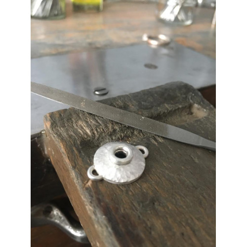 Pulsera de plata con amatista