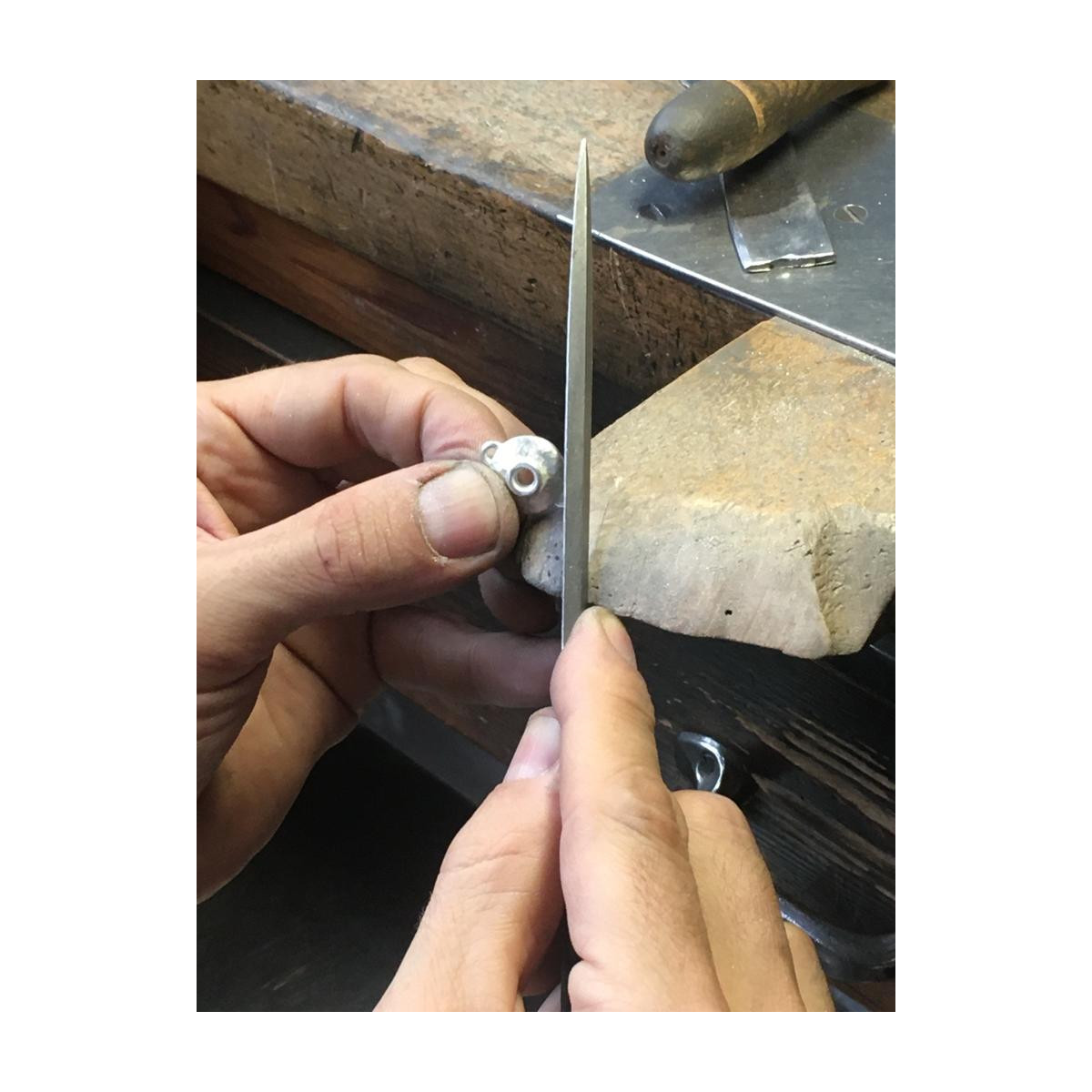 Pulsera de plata con amatista
