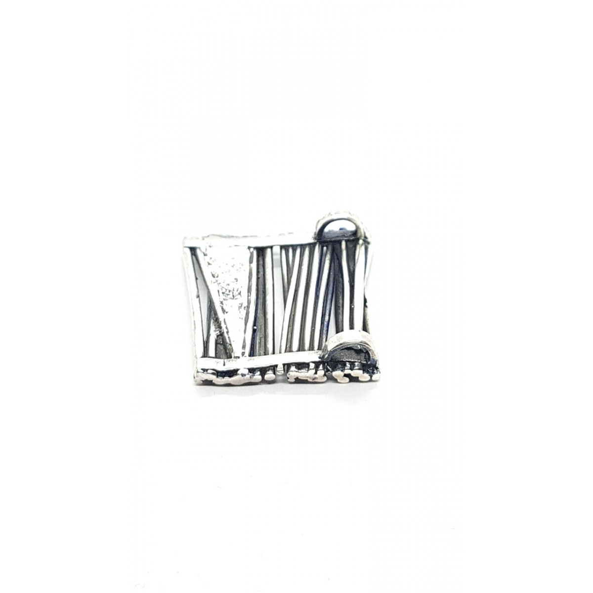 Colgante de plata con esmalte
