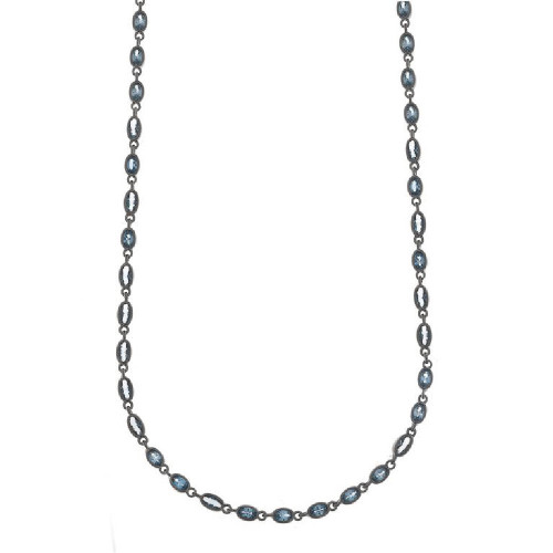 Collar de plata con espinelas