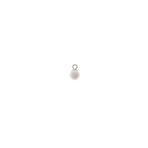 Charm de plata con perla