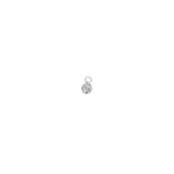 Charm de plata con forma de chapa