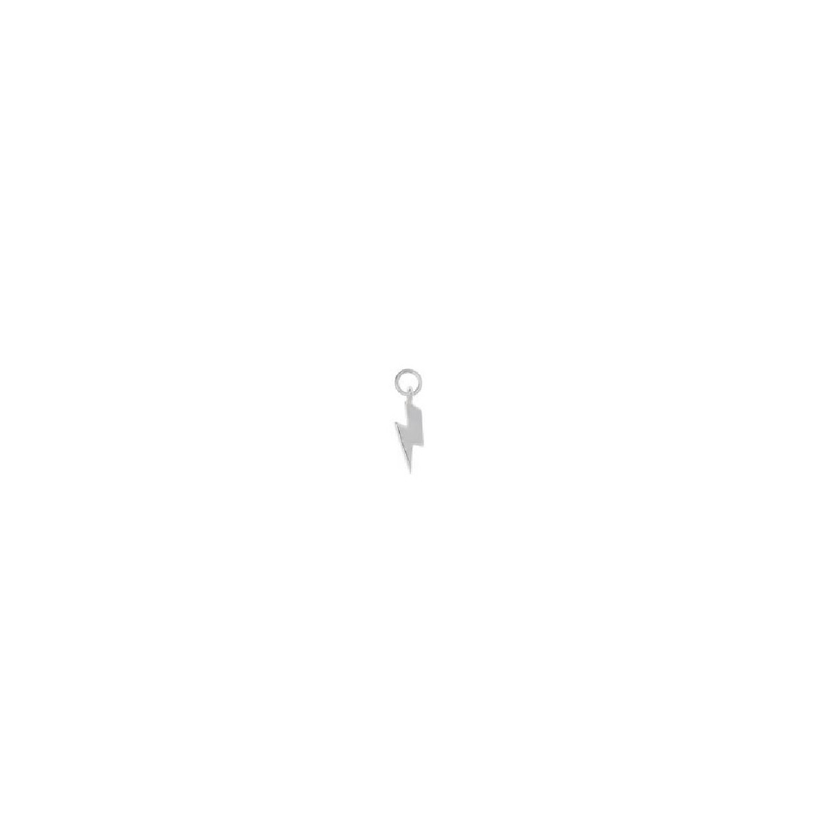 Charm de plata con forma de rayo