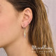 Charm de plata con cadena y aro