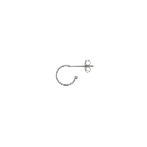 Pendientes de plata con forma de aro