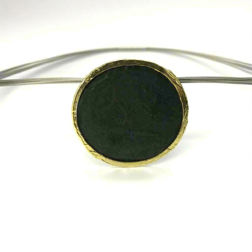 Gargantilla de plata y oro