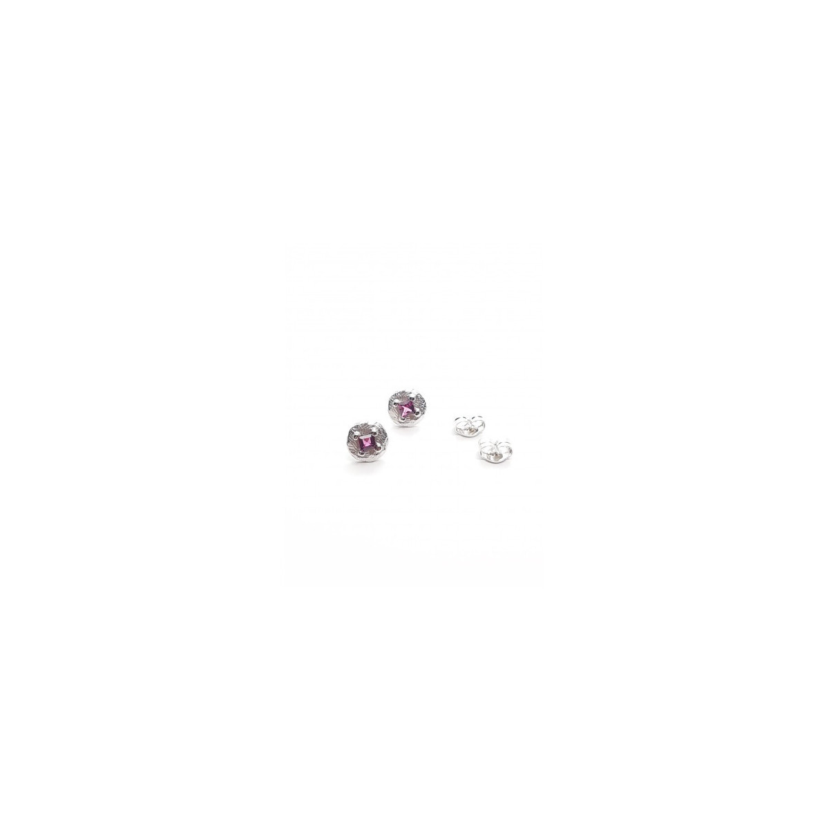 Pendientes de plata con turmalina