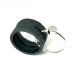 Anillo de plata y oro blanco con diamante