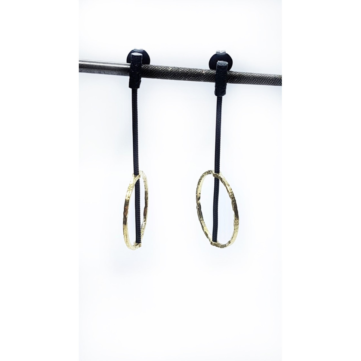 Pendientes de plata y oro