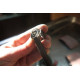 Anillo de plata y oro con Amonite