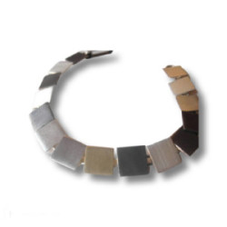Pulsera de plata y oro amarillo