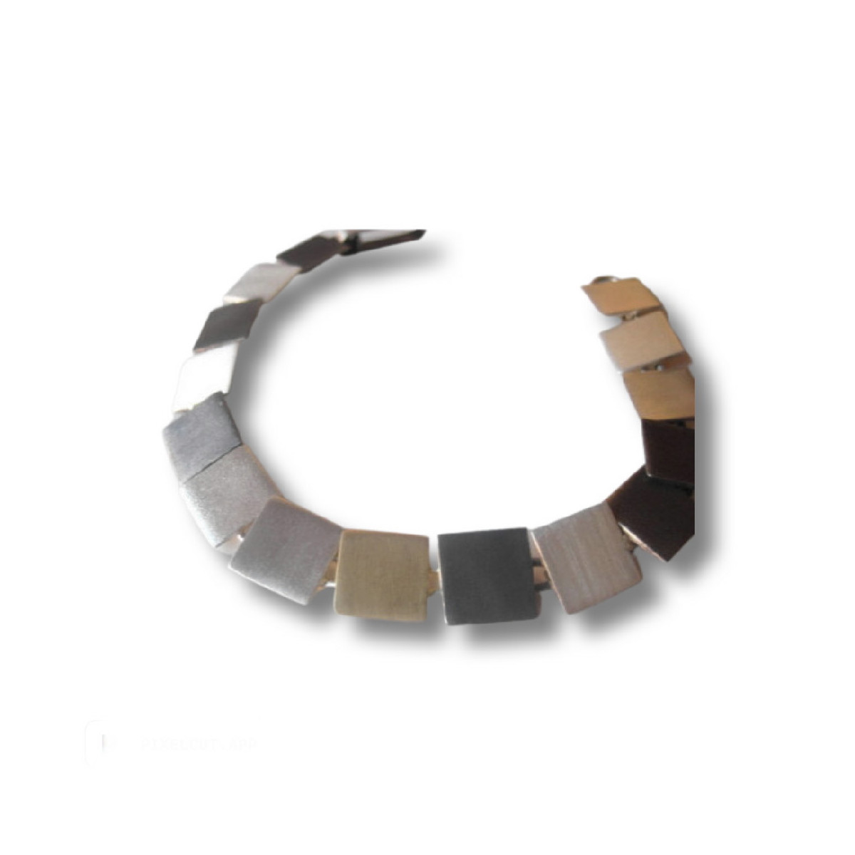 Pulsera de plata y oro amarillo Pulsera de plata y oro amarillo