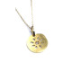 Gargantilla de oro amarillo con diamante