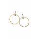 Pendientes de oro amarillo y diamantes