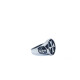 Anillo de plata con cruz
