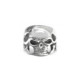 Anillo de plata con calavera