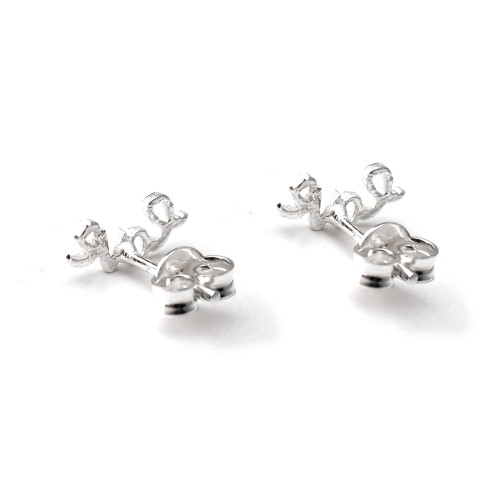 Pendientes de plata con la palabra LOVE