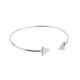 Brazalete rígido de plata