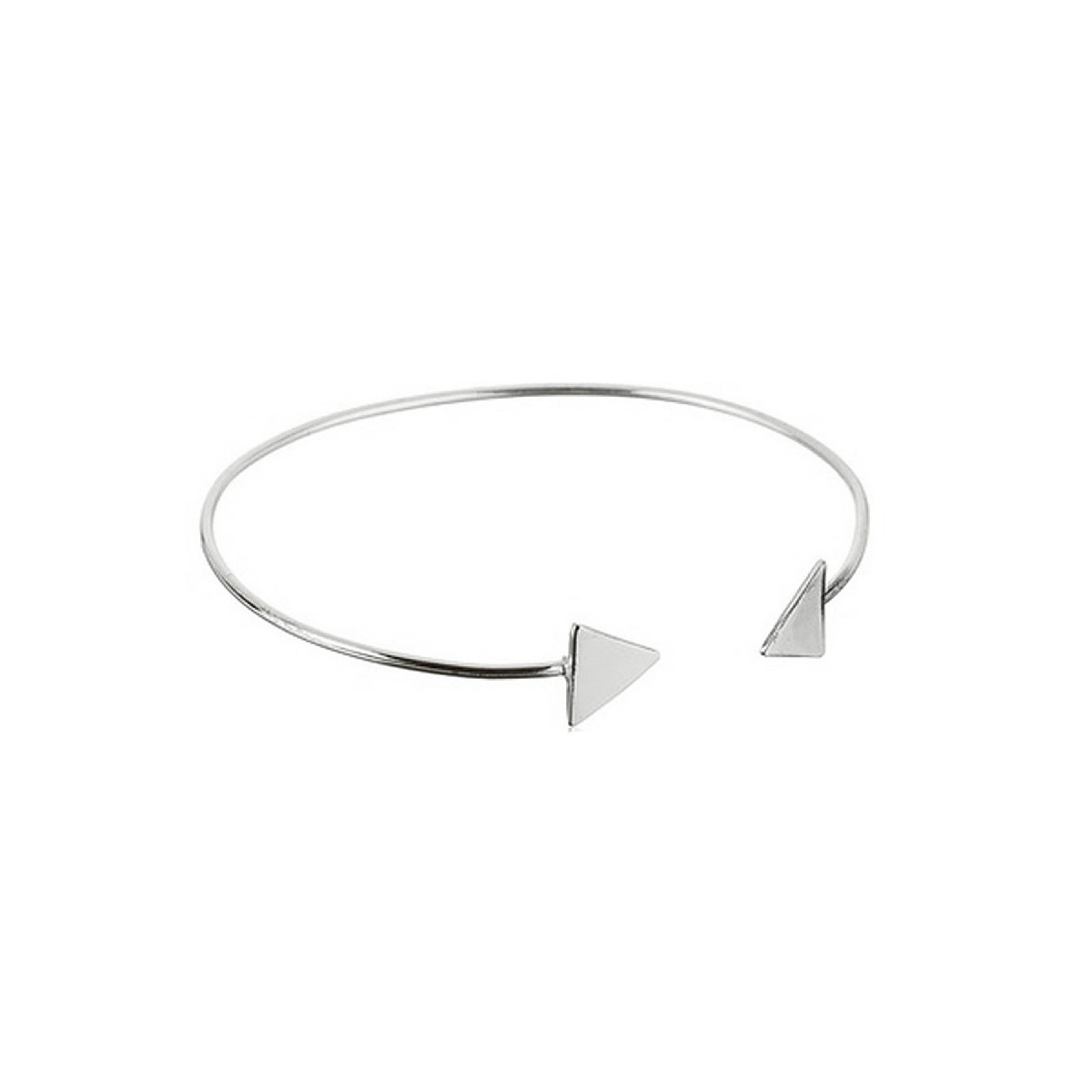 Brazalete rígido de plata