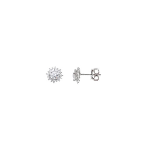 Pendientes de plata con circonitas
