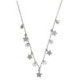 Collar de plata con circonitas blancas