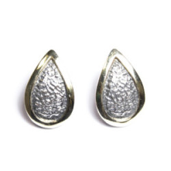 Pendientes de plata y oro