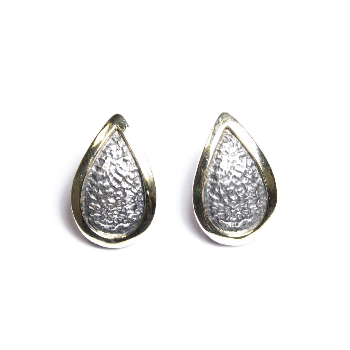 Pendientes de plata y oro