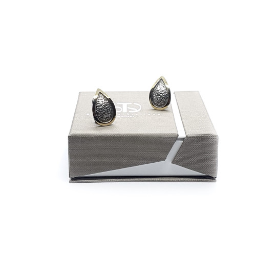 Pendientes de plata y oro