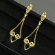 Pendientes de oro amarillo