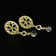 Pendientes de oro amarillo