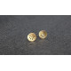Pendientes de oro amarillo y diamantes