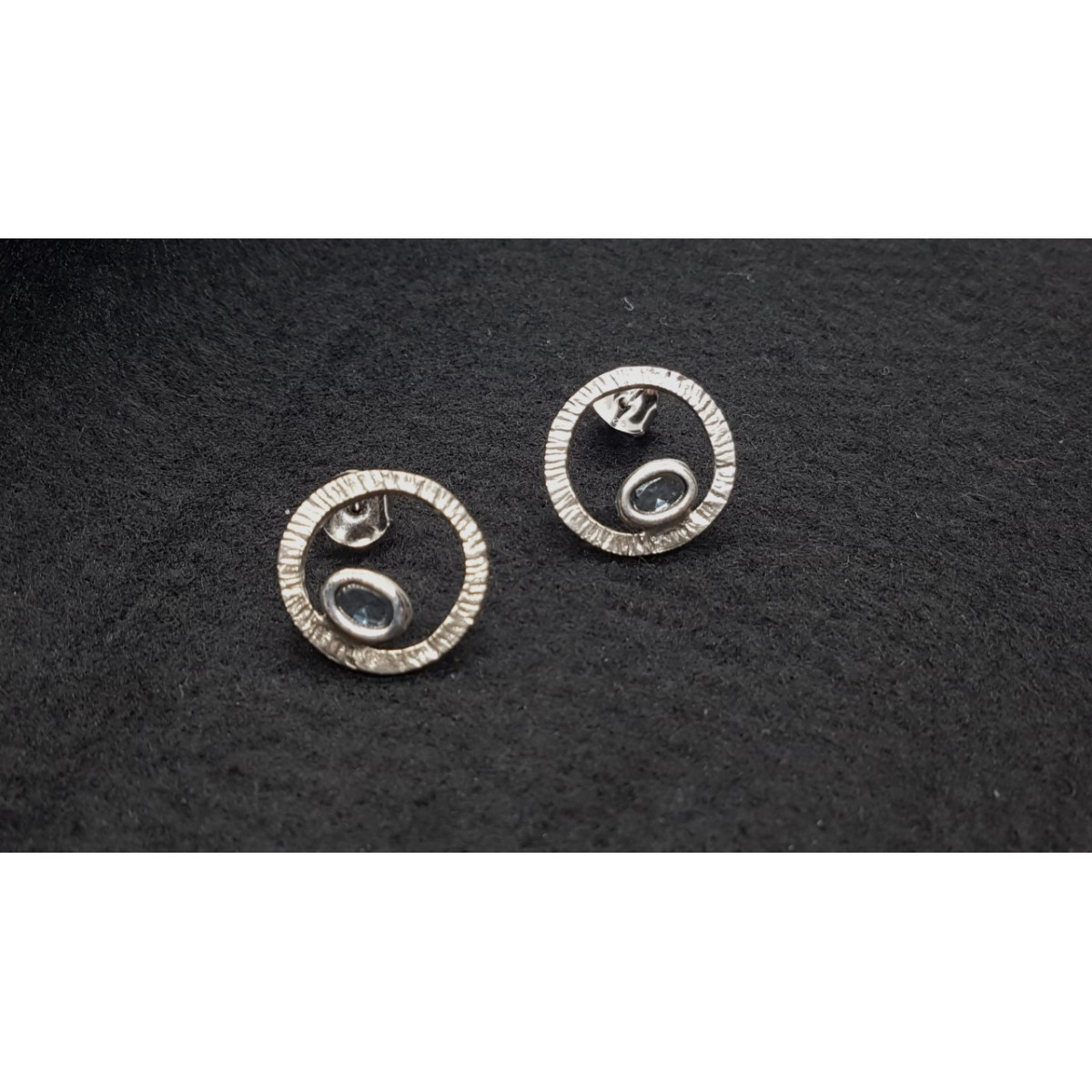 PENDIENTES DE PLATA Y circonita