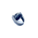 Anillo de plata y oro con diamantes