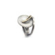 Anillo de plata y oro amarillo