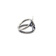 Anillo de plata y oro amarillo