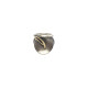 Anillo de plata y oro amarillo