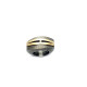 Anillo de plata y oro con diamante