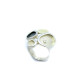 Anillo de plata y oro