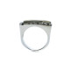 Anillo de plata y oro