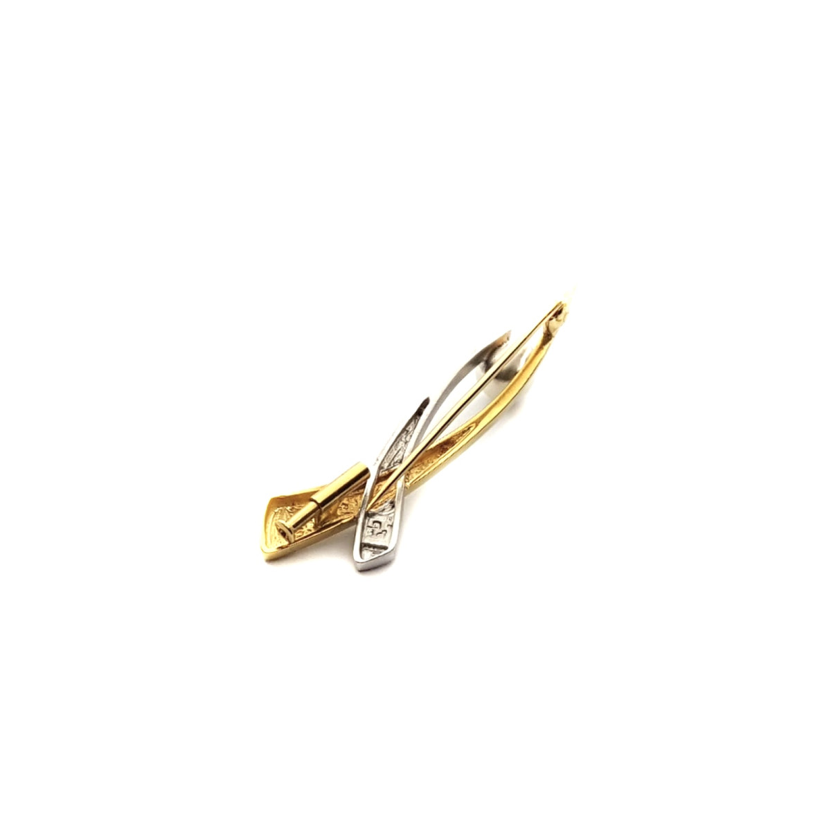 BROCHE de ORO con perla