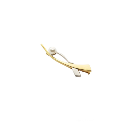 BROCHE de ORO con perla
