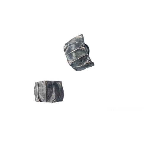Pendientes de plata y oro con diamantes