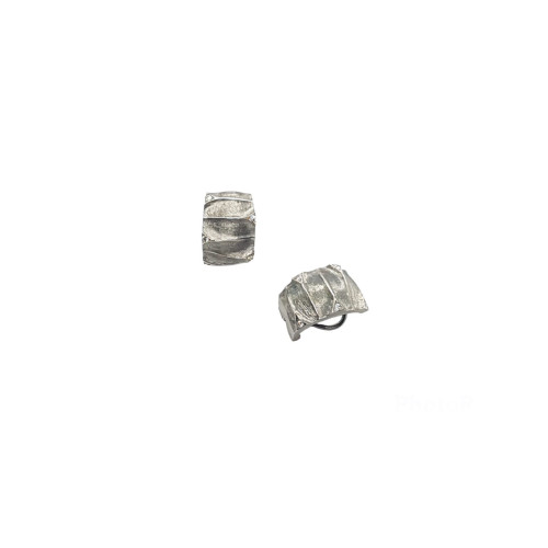 Pendientes de plata y oro con diamantes