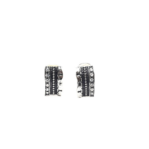 Pendientes de plata y circonitas