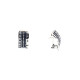 Pendientes de plata y circonitas