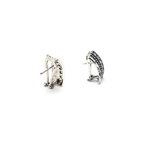 Pendientes de plata y circonitas
