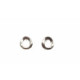 Pendientes de plata y diamantes