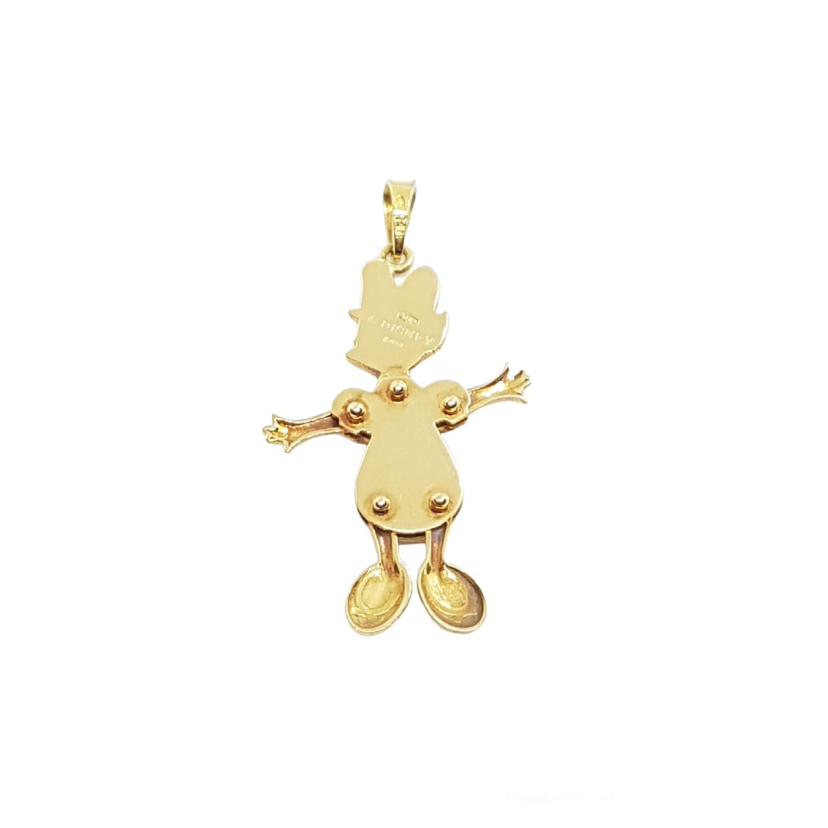 Colgante de oro amarillo de la Pata Daisy
