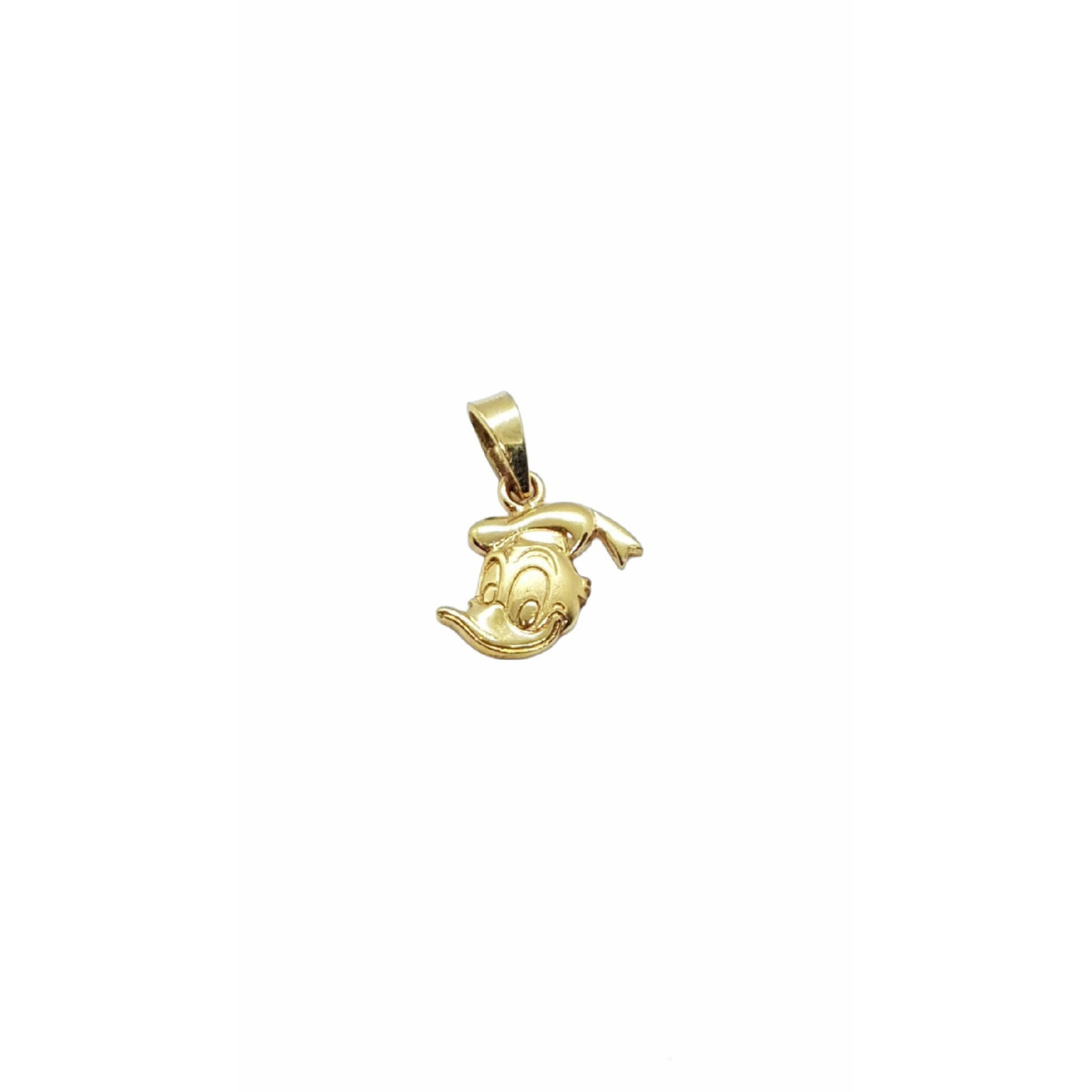 Colgante de oro amarillo del Pato Donald
