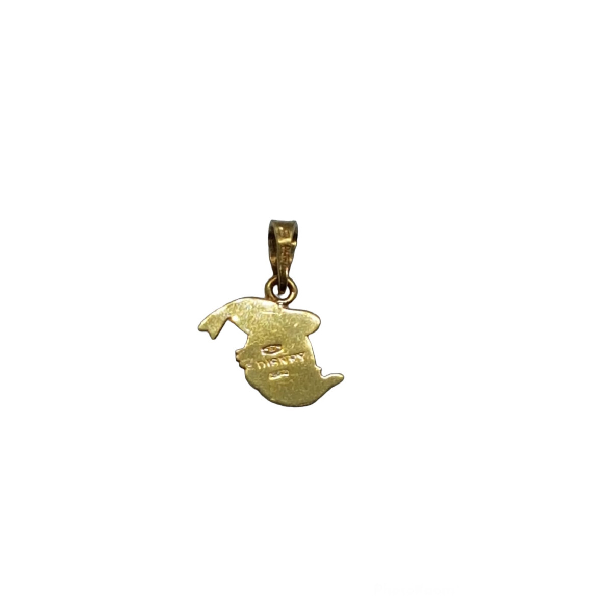 Colgante de oro amarillo del Pato Donald